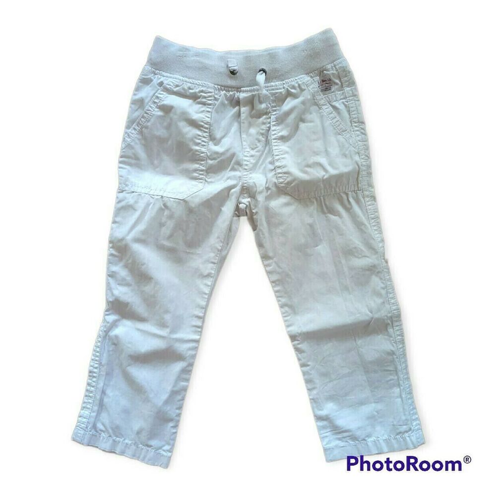 Zara Baby White Roll-up Pants